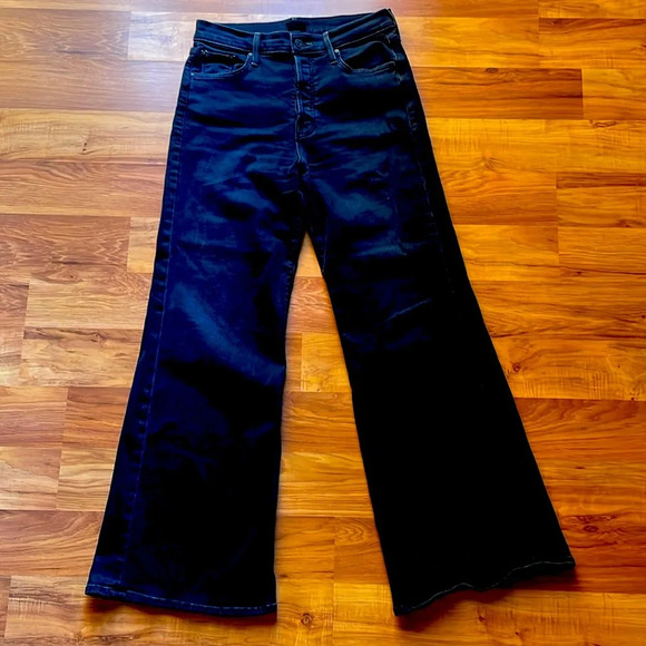 MOTHER Tomcat Roller 29, Night In Venice High Rise Wide Leg Denim dark blue - Picture 3 of 16